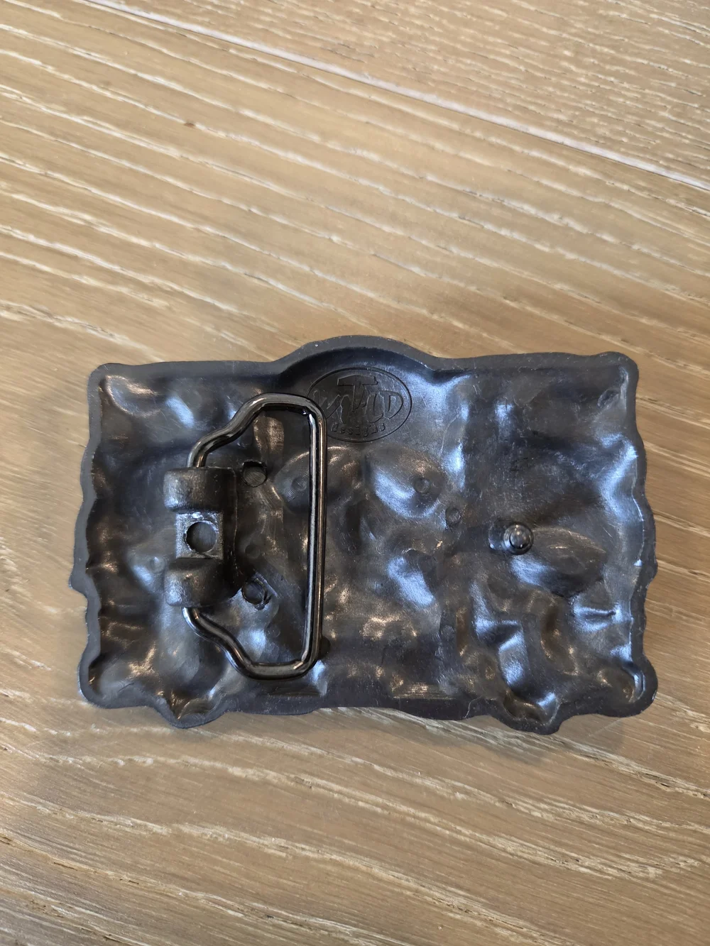 MTD Designs Three Wise Skulls Hear See Speak No Evil Belt Buckle